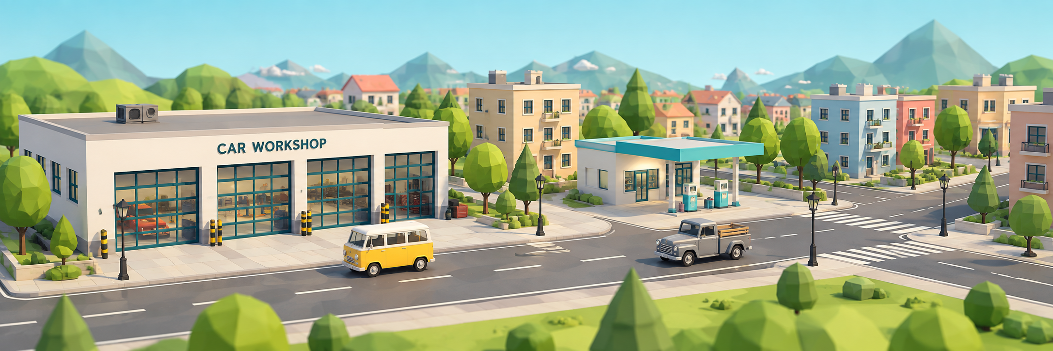 CryptoCars city